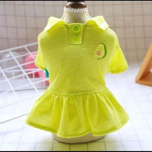 Cute avocado dog dress